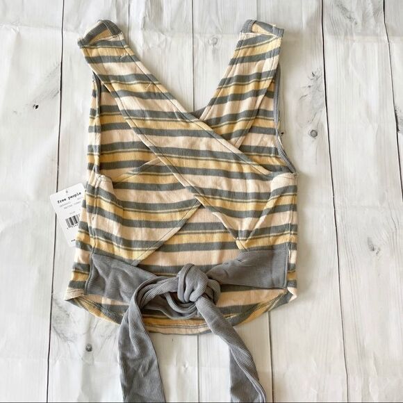 Free People Striped Tank Top Nectar Combo - Picture 2 of 10
